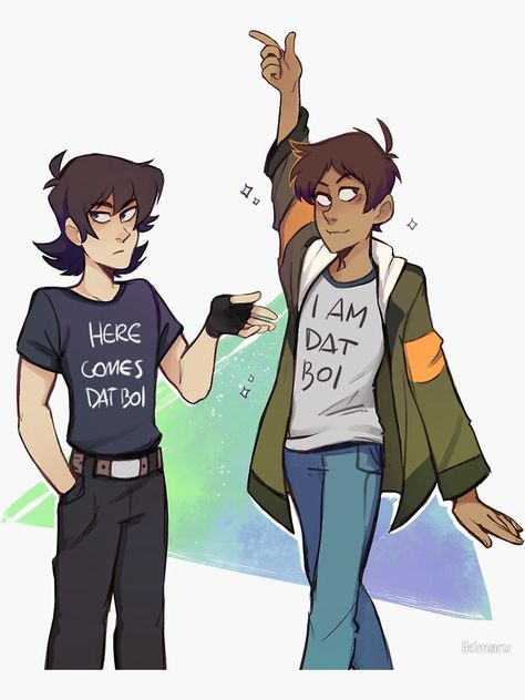 Dat Boi by ikimaru Keith Lance, Klance Fanart, Dat Boi, Klance Comics, Voltron Funny, Keith Kogane, Voltron Comics, Form Voltron, Voltron Ships