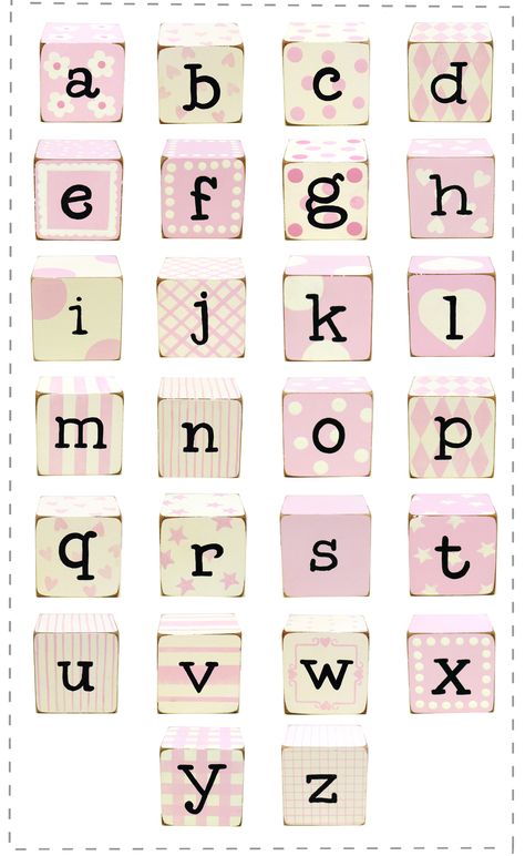 Another project to paint blocks but use gray as well. Pink Journal Stickers, Pink Alphabet Letters, Cute Numbers, Wooden Block Letters, Letters Printable, Girly Graphics, Baby Room Colors, Letter Blocks, Futurisme Retro