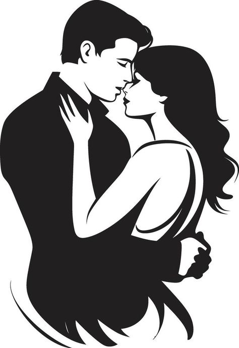 beautiful young couple kissing near the window Couple Kissing, Young Couple, Kissing Couples, Vector Drawing, The Window, Vector Free, Royalty Free, Romance, Clip Art