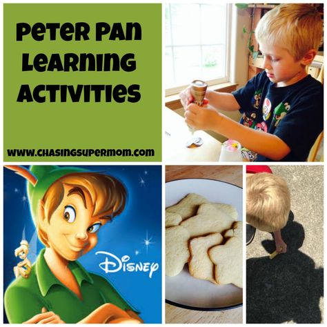 Peter Pan Crafts, Original Peter Pan, Shadow Activities, Peter Pan Book, Peter Pan Neverland, Critical Thinking Activities, Sing Along Songs, Basic Math, Preschool Learning Activities