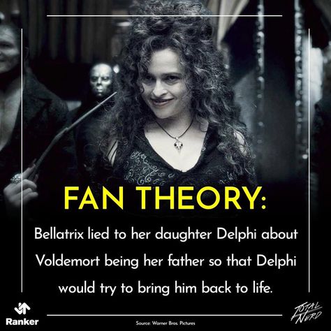 Delphi Harry Potter, Fan Theories, Hair Flip, Warner Bros, Harry Potter, Movie Posters, Hair, Film Posters