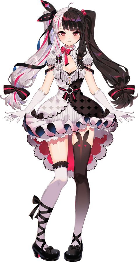 Vtuber Model, Oc Character, Anime Maid, Oc Inspo, Model Inspo, Gothic Anime, Poses References, Art Characters, Character Ideas