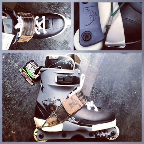 The answer to our previous pin.   Crank Straps powerstraps. for older model inline skates. to hold your foot down in place, for better control. Aggressive Skates, Roller Blading, Inline Skates, Geek Life, Inline Skating, Nike Shoes, Nike, Quick Saves