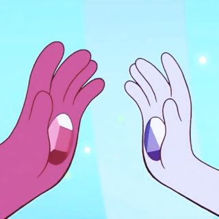 Ruby and Sapphire ❤️💙 Ruby And Sapphire Tattoo, Steven Universe Ruby And Sapphire, Garnet Wallpaper, Sapphire Steven Universe, Gem Fusions, Ruby And Sapphire, Steven Universe Drawing, Take My Hand, Fusion Art