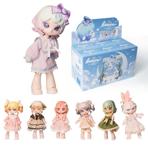 Japanese Bjd Dolls, Penny's Box Bjd, Cute Japanese Makeup, Blind Box Design, Kawaii Amazon Finds, 20 Cm Doll, Blind Box Figures, Cute Figures, Tomodachi Life