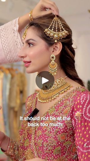 Jhumar Hairstyle, Jhoomar Jewellery, Desi Bride, Desi Wedding, South Asian Wedding, Future Bride, Pakistani Wedding, The Future, Makeup