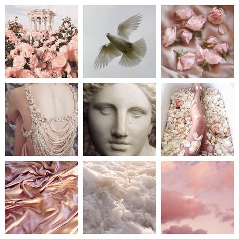 Child Of Aphrodite, Aphrodite Cabin, Forms Of Love, Aphrodite Aesthetic, Aphrodite Goddess, Goddess Aesthetic, Lovecore Aesthetic, Greek Gods And Goddesses, Visual Culture