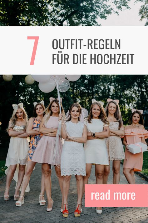 Erfahre die 7 wichtigen Outfit-Regeln, um bei einer Hochzeit perfekt gekleidet und stilvoll zu feiern. Von angemessener Kleiderordnung bis hin zur Wahl der passenden Accessoires - entdecke Tipps, die dir helfen, als Hochzeitsgast einen bleibenden Eindruck zu hinterlassen. Lass dich inspirieren und strahle an diesem besonderen Tag! 😍 #hochzeitsgäste #outfithochzeit #hochzeitsoutfit #kleiderordunghochzeitsgäste #hochzeit2023 Pins, Quick Saves