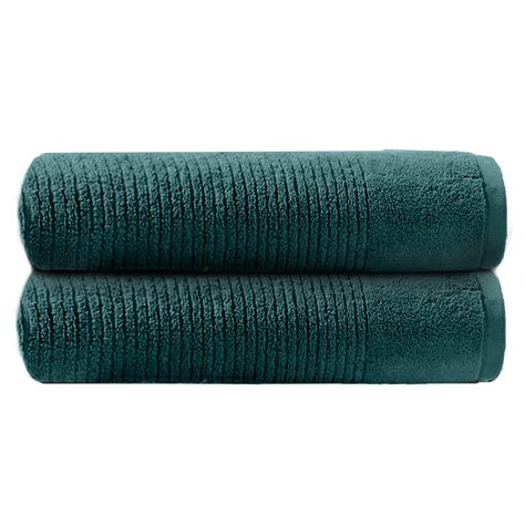 PRICES MAY VARY. ✅ SET OF 2 BATH TOWELS - Say goodbye to moist towels with this quick-drying ribbed towel. They are crafted from a super-soft cotton mix and finished with our special StayNew technology which ensures that the towels look fresh, wash after wash. These towels are treated with Silvadur technology for long-lasting freshness. ✅ PERFECT TOWELS FOR A PERFECT BATH - Set of 2 Teal Bath towel, each of size 27 x 52 inch. ✅ COTTON RICH Our cotton rich towels (67% cotton and 33% polyester) su Large Bath Towels, Spa Gym, Spa Shower, Large Bath, Large Baths, Bath Set, Towel Warmer, Bath Sets, Christmas Travel