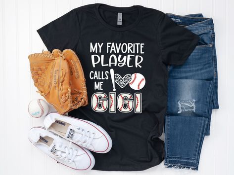 Gigi Baseball Shirt, Baseball Grandma, Cute Game, Gigi Shirts, Grandma Shirt, Baseball Gifts, Grandma Shirts, Baseball Season, Cute Games