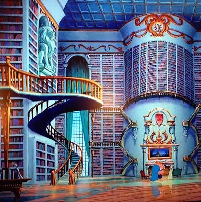 Library Beauty And The Beast, Beauty And The Beast Library, Disney Monopoly, Belle Library, Library Background, Beast's Castle, Belle And Beast, Belle Beauty And The Beast, Belle Disney