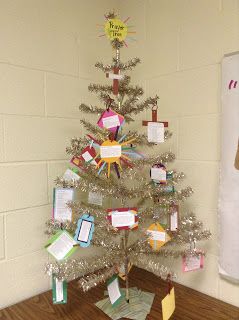 Look to Him and be Radiant: Borrowing Ideas- Prayer Tree Winter Boards, Christmas Child Shoebox Ideas, Recycle Christmas Cards, Family Ministry, Prayer Stations, Christmas Prayer, Catholic Crafts, Metallic Christmas, Kids Ministry