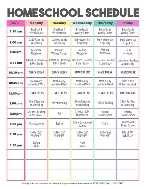 Looking for some sample daily homeschool schedules to get you started? We've got you covered with a kindergarten homeschool schedule, an elementary schedule, and a hybrid learning schedule! Homeschool Daily Schedule Template, Kindergarten Homeschool Schedule, Homeschool Schedule Template, Homeschool Daily Schedule, Homeschool Preschool Schedule, Syllabus Template, Daily Schedule Template, Week Schedule, Homeschool Routine