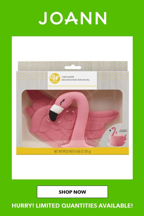 Flamingo Cake Maker | JOANN | Flamingo cake, Cake makers, Flamingo birthday Flamingo Birthday Cake, Flamingo Pool Parties, Flamingo Cake Topper, Pink Flamingo Party, Flamingo Themed Party, Icing Decorations, Flamingo Cake, Flamingo Birthday Party, Edible Cake Decorations