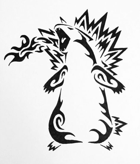 Typhlosion Pokemon Decal, Pikachu Tattoo, Avatar Tattoo, Her Tattoo, One Tattoo, Pokemon Tattoo, Tattoo Cover Up, Dragon Ball Art Goku, Floral Tattoo Design