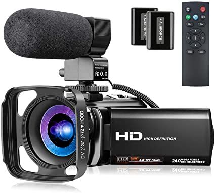 Amazon.com: Videocámara 1080P para YouTube, Melcam Cámara Digital Vlogging 24MP 16X Zoom Digital 3.0 Pulgadas 270° Pantalla de Rotación Videocámara con Micrófono, Capilla, Remoto, 2 Baterías: Electronics Camera Drawing Simple, Youtube Camera, Camera For Youtube, Camera Drawing, Digital Video Camera, Vlogging Camera, Photography Tools, Lens Hood, Camera Hacks