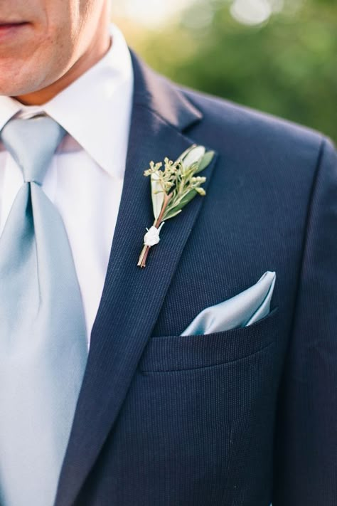 March Wedding Colors, Ice Blue Weddings, Wedding Suits Men Blue, Wedding Suits Men Black, Blue Groomsmen, Calamigos Ranch Wedding, White Bridal Gown, Wedding Boutonnieres, March Wedding