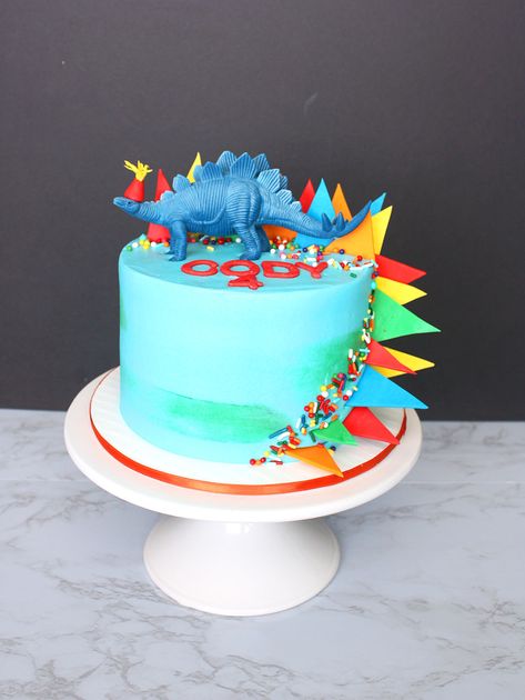 Dinosaur 3rd Birthday Party Cake, Three Rex Birthday Party Cake, Colorful Dinosaur Cake, Two Rex Birthday Cake, Dinosaur 4th Birthday Cake, Dinosaur Rainbow Cake, T Rex Cake Birthday Boys, Dinosaur Birthday Cake Easy, Dinosaur 3rd Birthday Cake