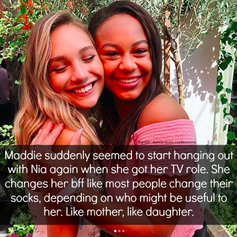 Dance Moms Fan Art, Dance Mom Facts, Nia From Dance Moms, Nia Dance Moms, Maddie Dance Moms, Dance Moms Nia, Dance Moms Secrets, Dance Moms Confessions, Dance Moms Memes