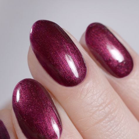 Magnificent mulberry gel lacquer with delicate shimmer. The gel polish covers perfectly on your nails, giving you a unique deep burgundy shade with bright pink delicate sparkles. #nails #gellack #gelpolish #manicure #lacquer #bordeouxnails #sophin Gel Lacquer, Deep Burgundy, Bright Pink, Gel Polish, You Nailed It, Manicure, Gemstone Rings, Nail Polish, Sparkle