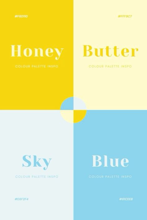 3 Color Schemes Pallets, 3 Colour Palette Color Inspiration, Colour Palette Blues, 2 Colour Palette, Yellow Brand Palette, Complimentary Colour Palette, Poster Colour Palette, Color Palette Unique, Brand Color Palette Yellow