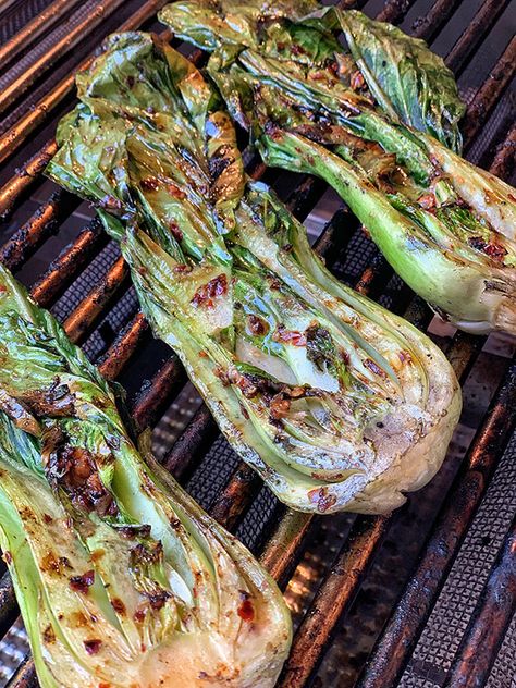 Pok Choi, Punk Kitchen, Baking Vegan, Grilled Cabbage, Miso Glaze, Vegan Side Dishes, Best Vegetarian Recipes, Vegan Sides, Recipe Steps