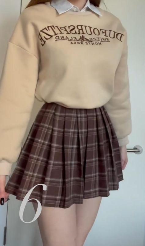 Academia Outfits, Cute Dress Outfits, Neue Outfits, Cute Simple Outfits, 여자 패션, Really Cute Outfits, Korean Outfits, Casual Style Outfits, Teen Fashion Outfits