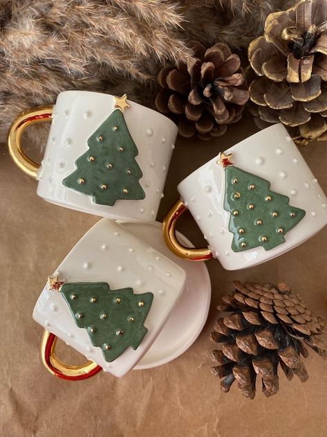 Mug Cristma, Pottery Mug Christmas, Christmas Ceramics Mugs, Christmas Handmade Mug, Christmas Mugs Ceramic, Handmade Ceramic Christmas Mugs, Ceramic Christmas Mugs, Christmas Ceramic Mug, Xmas Ceramics