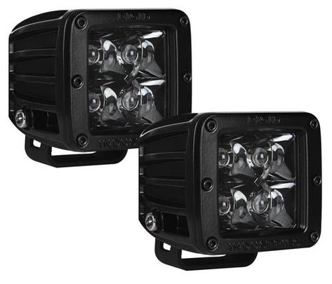 Rigid Industries Midnight Edition Dually LED Spot Light (Pair) Custom Jeep Wrangler, Jeep Wrangler Unlimited Rubicon, Rigid Industries, Custom Jeep, Wrangler Rubicon, Jeep Wrangler Rubicon, Jeep Accessories, Led Spot, Vintage Trucks