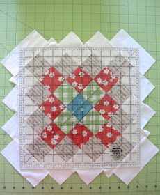 Granny Square Quilt, Simple Quilt, Charm Pack Quilts, Crocheted Blankets, Scrap Busters, Bee In My Bonnet, Scrap Quilt Patterns, Quilting Inspiration, Quilt Block Tutorial