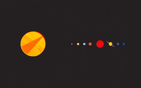 Minimal and abstract wallpapers for you. and you. and you too. - Album on Imgur Solar System Wallpaper, Dark Minimalist, System Wallpaper, Minimalist Desktop Wallpaper, Iphone Background Quote, Sun Wallpaper, Sci Fi Wallpaper, Simplistic Wallpaper, 2k Wallpaper