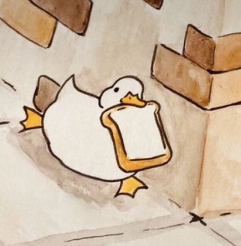 Duck Drawing, Easy Drawing Steps, A Duck, Cute Doodle Art, Dessin Adorable, Cute Little Drawings, Cute Animal Drawings, Sketchbook Art Inspiration, Step By Step Drawing