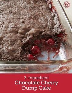 Chocolate Cherry Dump Cake, Yoghurt Muffins, Cherry Dump Cake Recipe, Betty Crocker Cake Mix, Betty Crocker Cake, Cherry Dump Cake, Cherry Desserts, Salty Cake, Cherry Cake