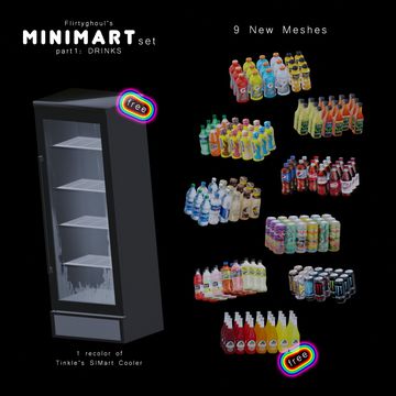 Minimart Set | Part 1: Drinks (Early Access) | flirtyghoul on Patreon Sims 4 Cashier Cc, Sims 4 Cleaning Supplies, Sims 4 Store Clutter, Sims 4 Cc Clutter Functional Food, Sims 4 Convience Store Cc, Sims 4 Cc Bar Clutter, Sims Store Cc, Sims 4cc Clutter, Sims 4 Cc Store Items