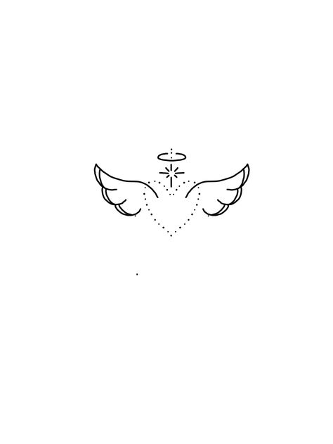 Sister Angel Tattoo, Simple Remembrance Tattoos, Tattoos For Miscarriages, Simple Memorial Tattoos, Simple Angel Tattoos, Small Memorial Tattoos, Baby Memorial Tattoos, Tattoo Memorial, Grandma Tattoos