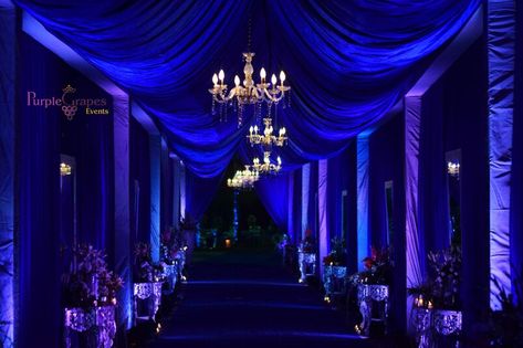 Photo From “SPARKLING, STARRY, STARRY NIGHT” SANGEET THEME - By Purple Grapes Weddings  Event Planner Blue Sangeet Decor, Sangeet Theme, Sangeet Decor, Starry Starry Night, Ring Ceremony, Rings Ceremony, Blue Theme, Wedding Register, Purple Themes