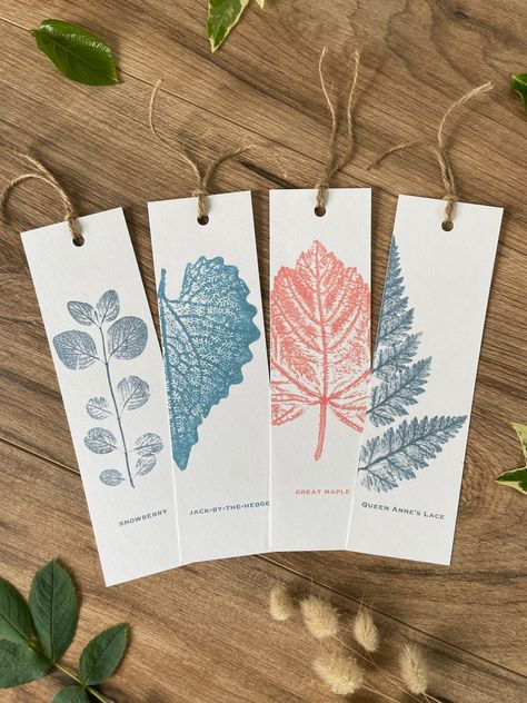 Beautiful bookmarks created from our original botanical mono prints. Choose from our four designs: Great maple, Snowberry, Jack-by-the-hedge, Queen Anne’s Lace.Or buy as a set of 4. 2” x 8” 300gsm white Snowden bookmark, paired with brown Kraft string. Blank on reverse. We try to package all items in plastic-free, recycled or reused materials where possible. Your bookmark will be sent in a board backed envelope for protection Matching greeting cards available. Tags: Greetings cards, botanicals, Cdp Christmas, Bookmark Display Ideas, Bookmark Packaging Ideas, Christmas Book Marks, Botanical Bookmark, Matching Bookmarks, Bookmarks Paper, Bookmark Christmas, Beautiful Bookmarks