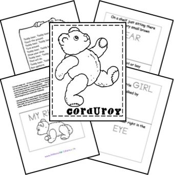 Corduroy Activities, Bear Hunt Activities, Before Five In A Row, Corduroy Book, Going On A Bear Hunt, Picture Book Activities, Teddy Bear Day, Bear Hunt, Five In A Row