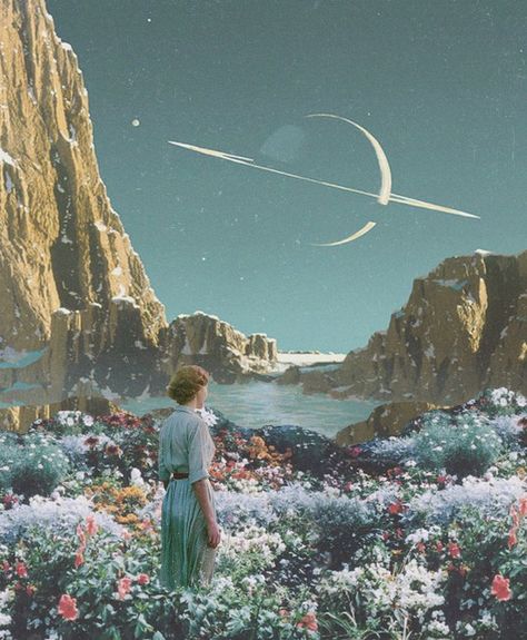 POSSIBLE WORLDS Art Print by Chipper Jay | Futurism art, Retro futurism, Surreal art Notion Images, Futurism Art, Art Spatial, Surrealist Art, Art Du Collage, Arte Indie, Surreal Collage, Psy Art, Painting Inspo