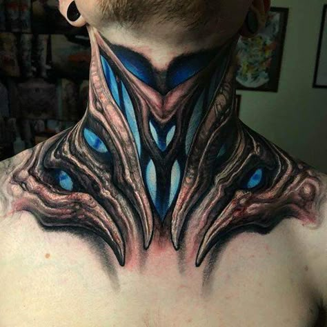 Biomech Tattoo, Rip Tattoos For Mom, Biomechanical Tattoos, Where Tattoo, Bio Organic Tattoo, Feminine Skull Tattoos, Organic Tattoo, Optical Illusion Tattoo, Feminine Tattoo Sleeves