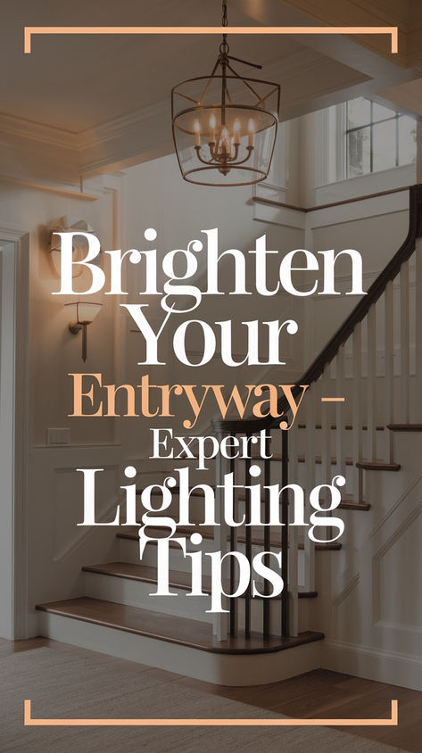 Brighten Your Entryway: Expert Lighting Tips Cool Entryway Lighting, Entry Stair Chandelier, Front Entry Lighting, Front Hall Lighting, Studio Mcgee Staircase, Two Story Entryway Lighting, Farmhouse Entryway Light, Tall Foyer Ideas Entryway, Landing Lighting Ideas