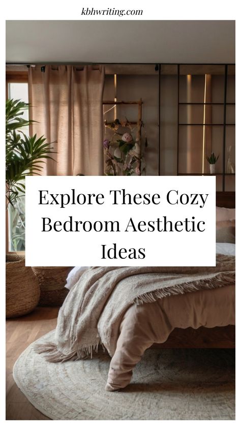 Cozy bedroom with soft lighting, warm tones, and layered bedding. Sanctuary Bedroom Aesthetic, Home Bedroom Aesthetic, Bed Arrangement Ideas Pillows, Sleep Sanctuary Bedroom, Bedspread Ideas Aesthetic, Chill Aesthetic Bedroom, Dark Sheets Light Comforter, Calming Bedroom Aesthetic, Cozy Bedroom Layout Ideas