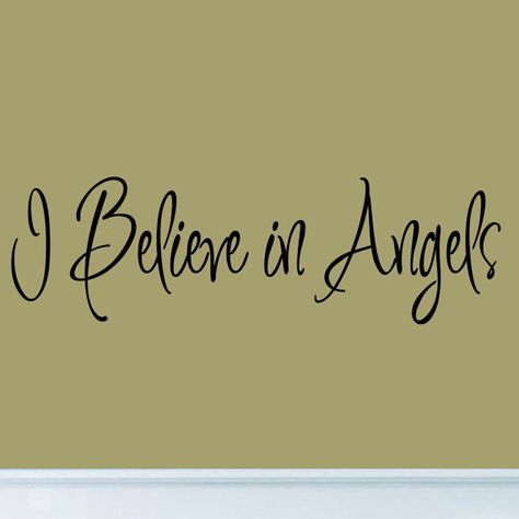 I Believe In Angels Quotes. QuotesGram Short Angel Quotes, Guardian Angel Quotes, Scripture Wall Decal, Angel Signs, Charming Quotes, Angel Quotes, I Believe In Angels, Vinyl Wall Quotes, Word Wall Art