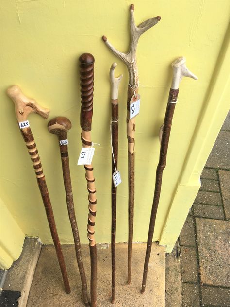 Carved Walking Sticks Ideas, How To Make A Walking Stick Diy, Walking Sticks Ideas Homemade, Walking Stick, Witch Walking Stick, Shaman Stick, Viking Walking Stick, Irish Walking Stick, Walking Stick Designs Carved Wood