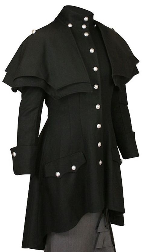 Inverness Coat, Dress Coat Outfit, Victorian Jacket, Victorian Coat, 17th Century Fashion, Period Clothing, Period Outfit, Victorian Clothing, Dress Coat