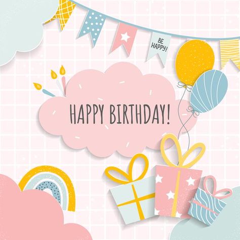 Kartu Happy Birthday, Happy 2 Birthday Girl, Birthday Wallpapers, Happy Birthday Baby Girl, Birthday Wishes Girl, Happy Birthday Typography, Birthday Photo Frame, Happy Birthday Girls, Happy Birthday Celebration