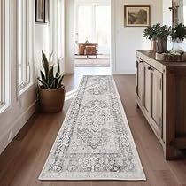 Laundry Room Entryway, Entryway Farmhouse, Long Hallway Runner, Kitchen Rugs Washable, Farmhouse Entryway, Floral Runner, Rose Rug, Rug Brown, Hallway Runner Rug