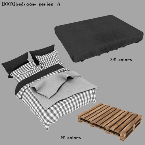 Sims 4 Cc Palette Bed, Sims 4 Room Furniture, Sims 4 Fancy Apartment, Sims 4 Cc Pallet Bed, Kkb The Sims 4, Sims 4 Alpha Bed Cc, Sims 4 Floor Bed Cc, The Sims 4 Beds Cc, Ts4 Beds Cc