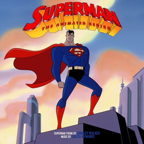 Superman: The Animated Series | Toonami Wiki | FANDOM powered by Wikia Superman Animated Series, Superman The Animated Series, Comic Superman, Superman Costumes, Superman Art, Image Film, Bruce Timm, Batman The Animated Series, 90s Cartoons