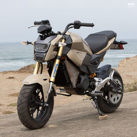 Grom Reaper: What Zero designers get up to after hours | Bike EXIF Honda Grom Custom, Grom Bike, Zero Motorcycles, Future Bike, Freetime Activities, Womens Motorcycle Helmets, Custom Motorcycle Helmets, Мотоциклы Cafe Racers, Honda Grom